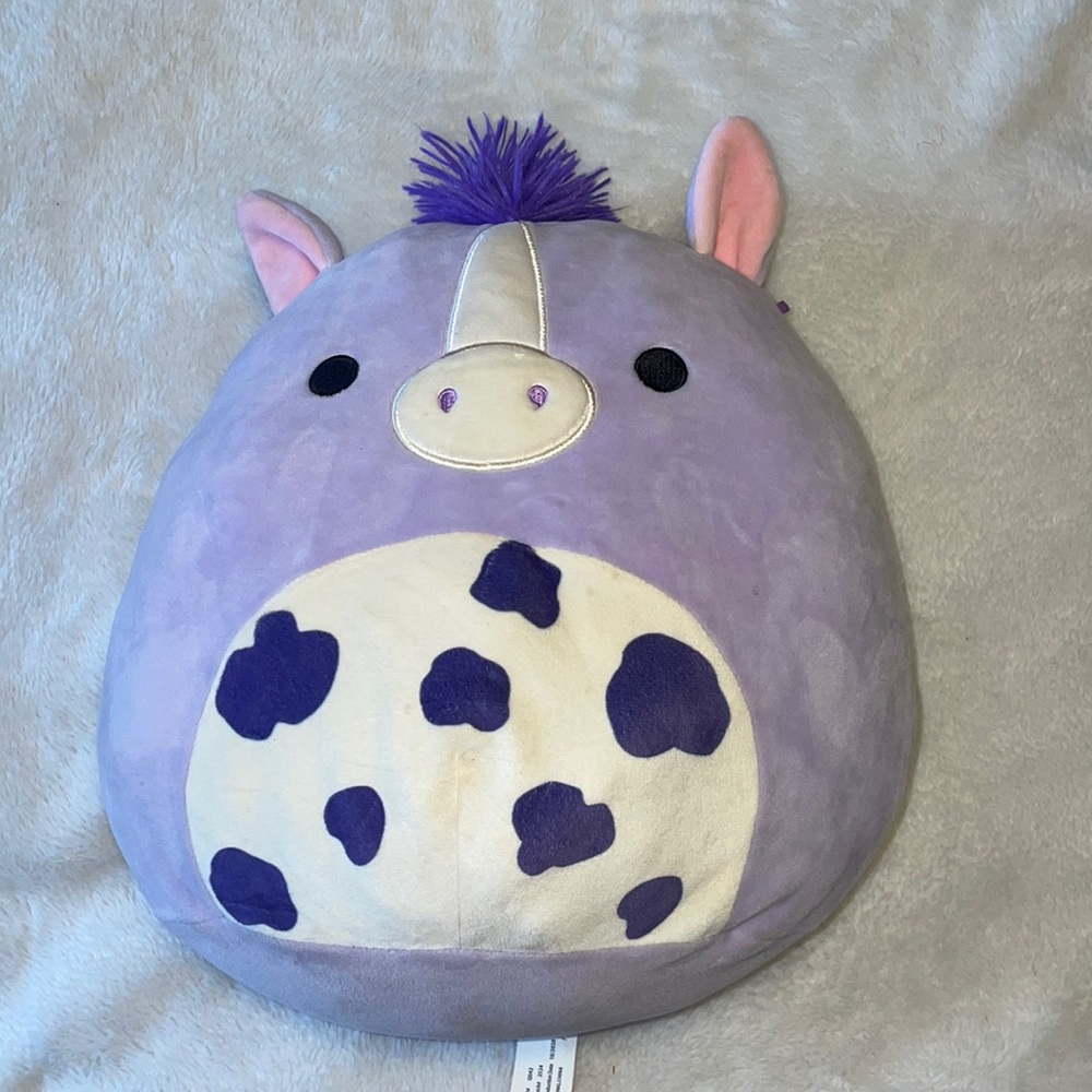 Purple cow Mohawk 16’ squishmallow